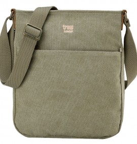 Image pro obrázek produktu Troop London TRP0236 Unisex velká brašna přes rameno - Khaki