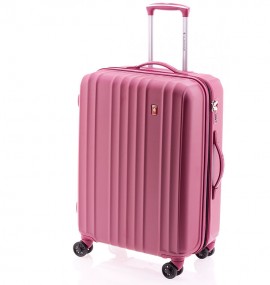 Image pro obrázek produktu Gladiator ZEBRA Kufr 4 kolečka 67 cm - Růžový