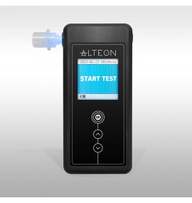 Alkohol tester ALTEON uvodní obrazovka.